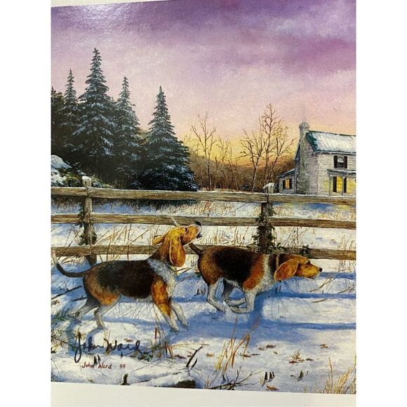 Signed art by John ward - Picture 4 of 6